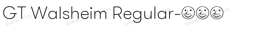 GT Walsheim Regular字体转换